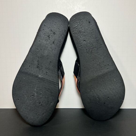 Womens MAGGIEZ Crystal Flower Accented Flip Flop Sandals / Size 9 - Picture 7 of 8